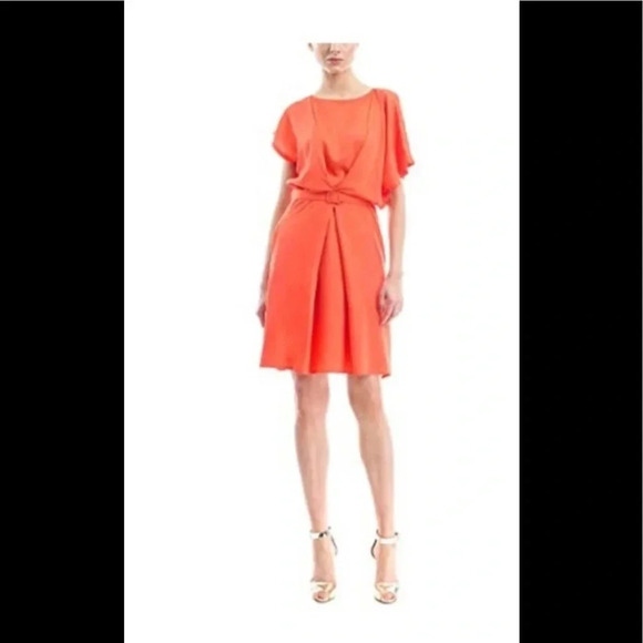 NWT BGL Coral Belted Dress Sz 12 - Picture 1 of 8